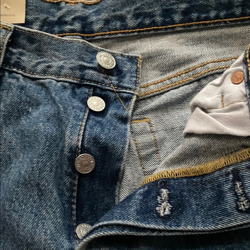 NWT Men’s 501 Original Jeans Size 30/30 - Picture 6 of 8